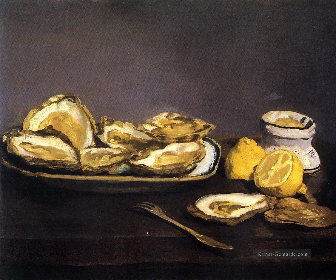 Austern Eduard Manet Stillleben Impressionismus Ölgemälde